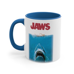 Jaws Coffee Mug, 11oz | Collectors Item Jaws Mug| Gift for Her | Gift for Him