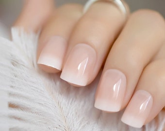 Ombre Press On Nails Etsy