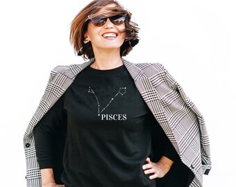 Pisces Shirt, Pisces Sweatshirt, Zodiac Constellation Shirt, Pisces Zodiac Sweatshirt, Pisces Gift, Birthday Shirt, Pisces