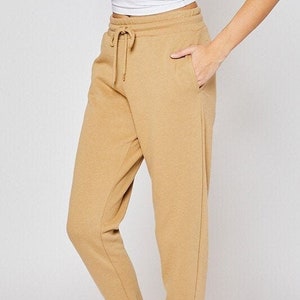 Light tan joggers shop