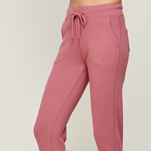 Relaxed Fit Women&#39;s Joggers, Cozy Loungewear Pants, Lightweight French Terry Sweatpants, Casual Joggers, Loose Fit Trousers, Gift for Her