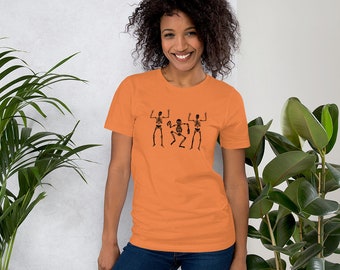 Chemise d’Halloween squelette, chemise d’Halloween pour les femmes, chemise d’Halloween, chemise drôle d’Halloween, chemise d’automne, chemise squelette dansante