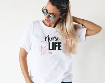 RN Krankenschwester Shirt, Krankenschwester Life Shirt, Krankenschwester T-Shirt, Krankenschwester Shirt, RN Shirt, Geschenk für Krankenschwester, Freunde Krankenschwester Shirt, LPN Shirt, Krankenschwester
