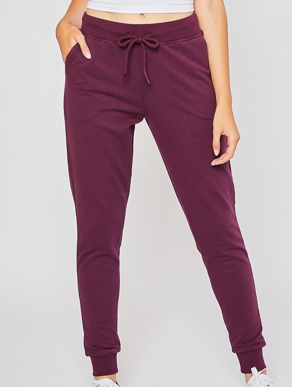 PURPLE PANTS RELAXED FIT JOGGER STYLE IN FRENCH TERRY, CHILD PURPLE PANTS RELAXED FIT JOGGER STYLE IN FRENCH TERRY, CHILD