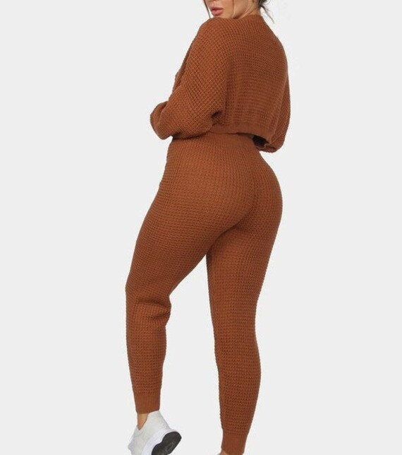 Cozy sweater sales lounge jumpsuit