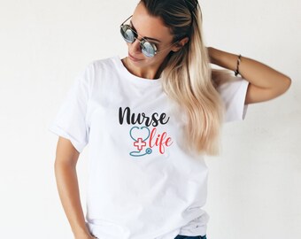 RN Krankenschwester Shirt, Krankenschwester Life Shirt, Krankenschwester T-Shirt, Krankenschwester Shirt, RN Shirt, Geschenk für Krankenschwester, Freunde Krankenschwester Shirt, LPN Shirt, Krankenschwester