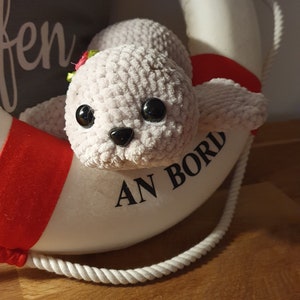 PDF crochet pattern for seal Rosi (German)