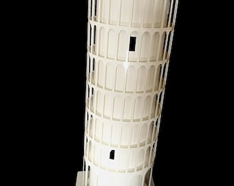 Elegant Pisa Tower Sculpture 125cm – Handmade Architectural Replica | Unique Decor Gift for Architects, Travelers, and Italy Lovers