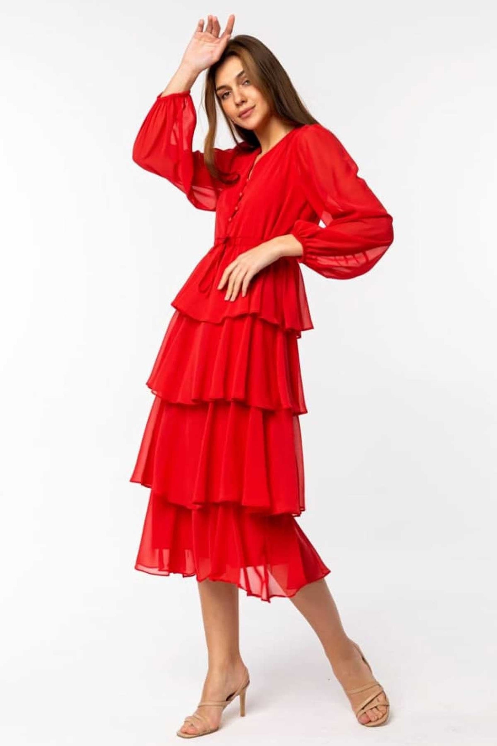 Red Dress Women Maxi Dress Women Dress Long Dress Tulle | Etsy