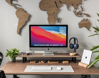 Dual Monitor Stand for Desk 120 cm
