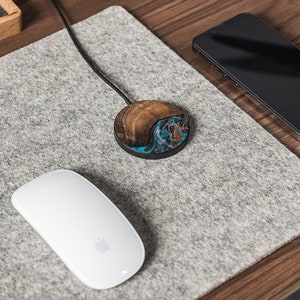 Large Mouse Pad Felt Desk Mat, Tech Accessories, Office Desk Accessories Gift for Him Boss Coworker Husband Boyfriend Dad Son Home Office image 6