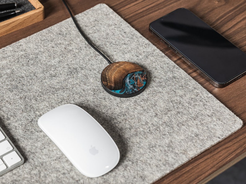 Large Mouse Pad Felt Desk Mat, Tech Accessories, Office Desk Accessories Gift for Him Boss Coworker Husband Boyfriend Dad Son Home Office image 6