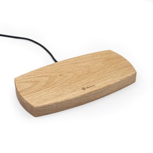 Exquisite Handcrafted Double Wooden Charging Pad QI 15W - Iphone