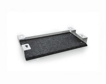 Estante de escritorio para soporte de monitor Almacenamiento de oficina y escritorio Accesorios de escritorio de oficina Bandeja de metal para almacenar accesorios para la organización del escritorio