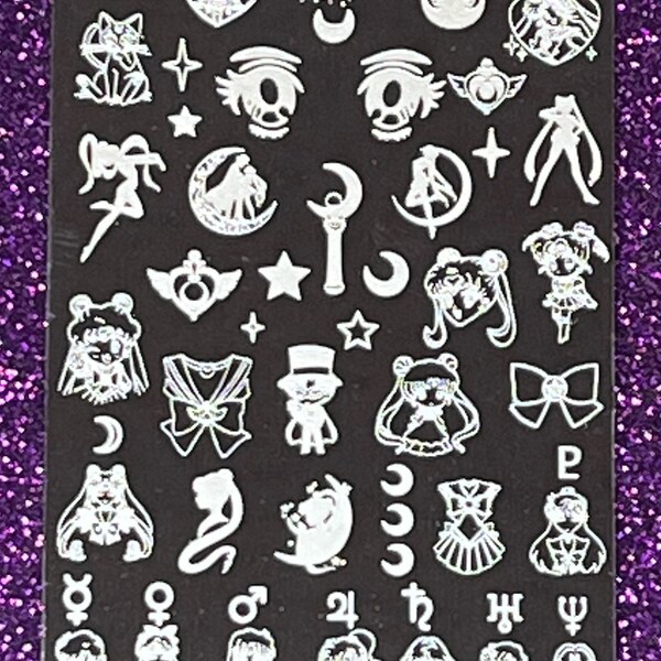 Sailor Moon Nail Stamping Plate from MDU