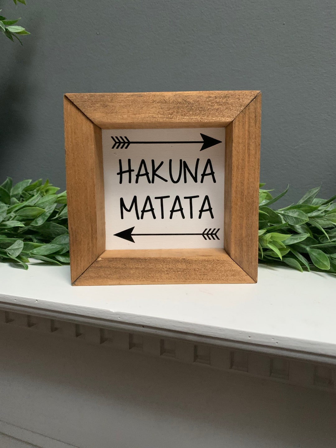 Hakuna Matata Sign, Hakuna Matata, Farmhouse Decor, Mini Sign, Tier ...