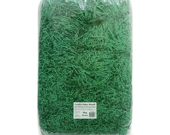Verde - 5kg - Pedaços de Papel Enrugado