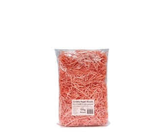 Peach - 100g - Crinkle Paper Shreds