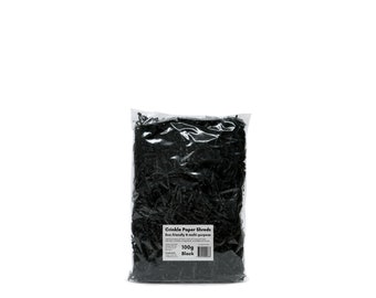 Black - 100g - Crinkle Paper Shreds