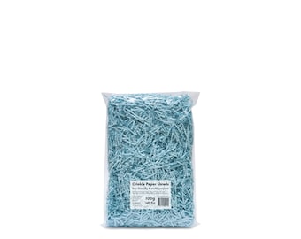 Light Blue - 100g - Crinkle Paper Shreds