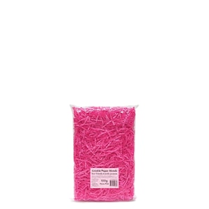 Neon Pink - 100g - Crinkle Paper Shreds