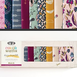 Paleta de diseño Color Master de Maureen Cracknell Art Gallery, paquete de 10 piezas de Fat Quarter