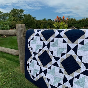 Quilt Kit & Pattern - Flutter in a Throw or Queen Size / Pattern Included