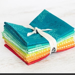 Galeria de Arte Color Master Elements Coleção de Verão Pacote com 10 Peças Fat Quarter