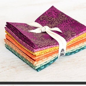 Galeria de arte Color Master Elements Coleção de outono Pacote de 10 peças Fat Quarter