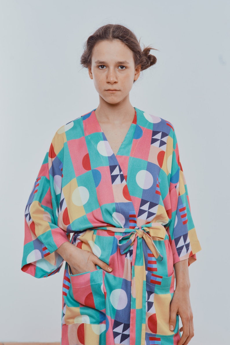 CRISS-CROSS Bamboo Kimono Robe image 2