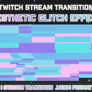 Transição de falha estética do Twitch Stream FullHD