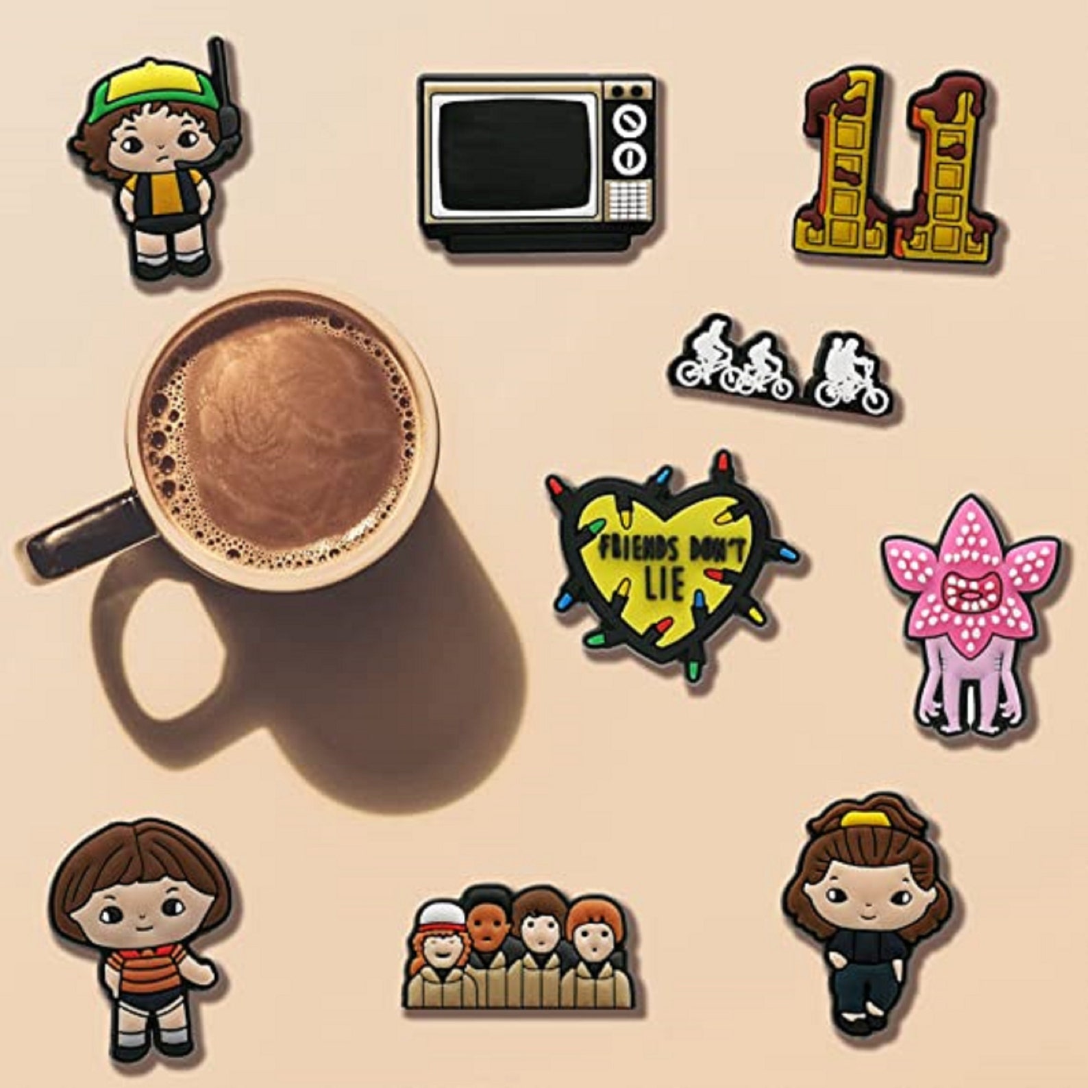 Stranger Things Shoe Charm 9pcs Horror Things Croc Charms Etsy