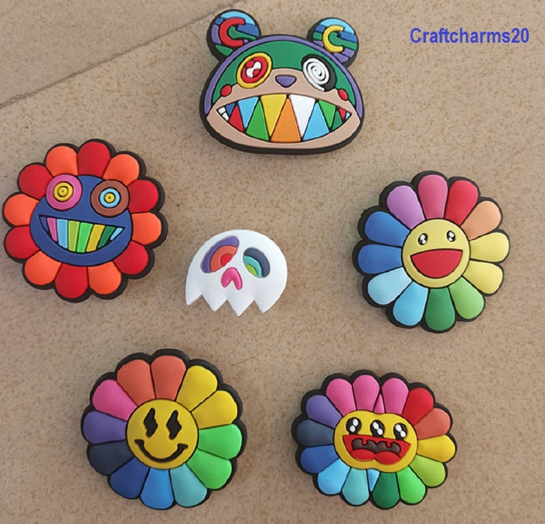 takashi murakami flower jibbitz