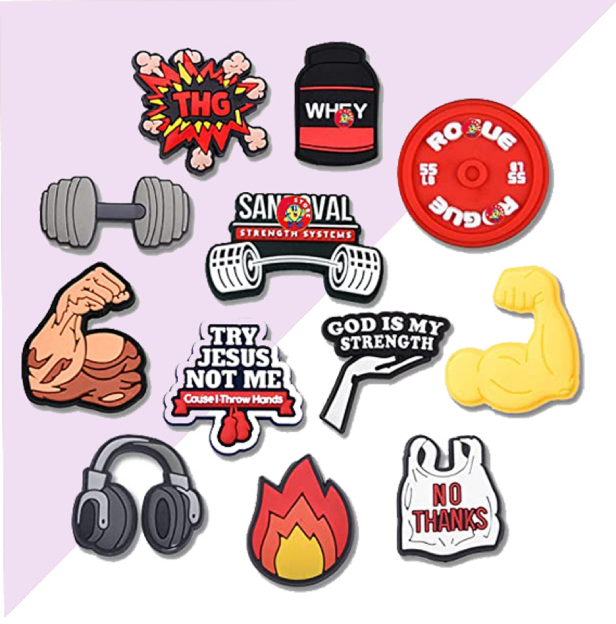 Wrestling jibbitz Clearance