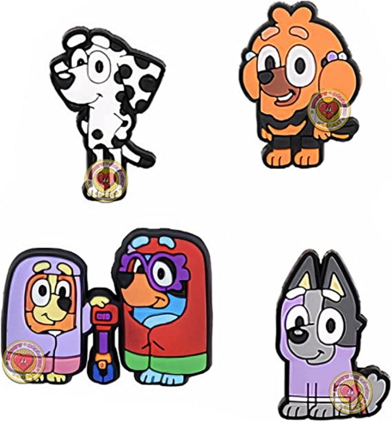 13 Pcs Bluey Croc Charms Bluye Dog Shoe Charms for Crocs Etsy