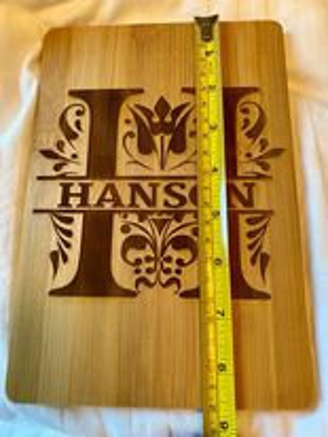 Personalized Monogram Cutting Board Etsy