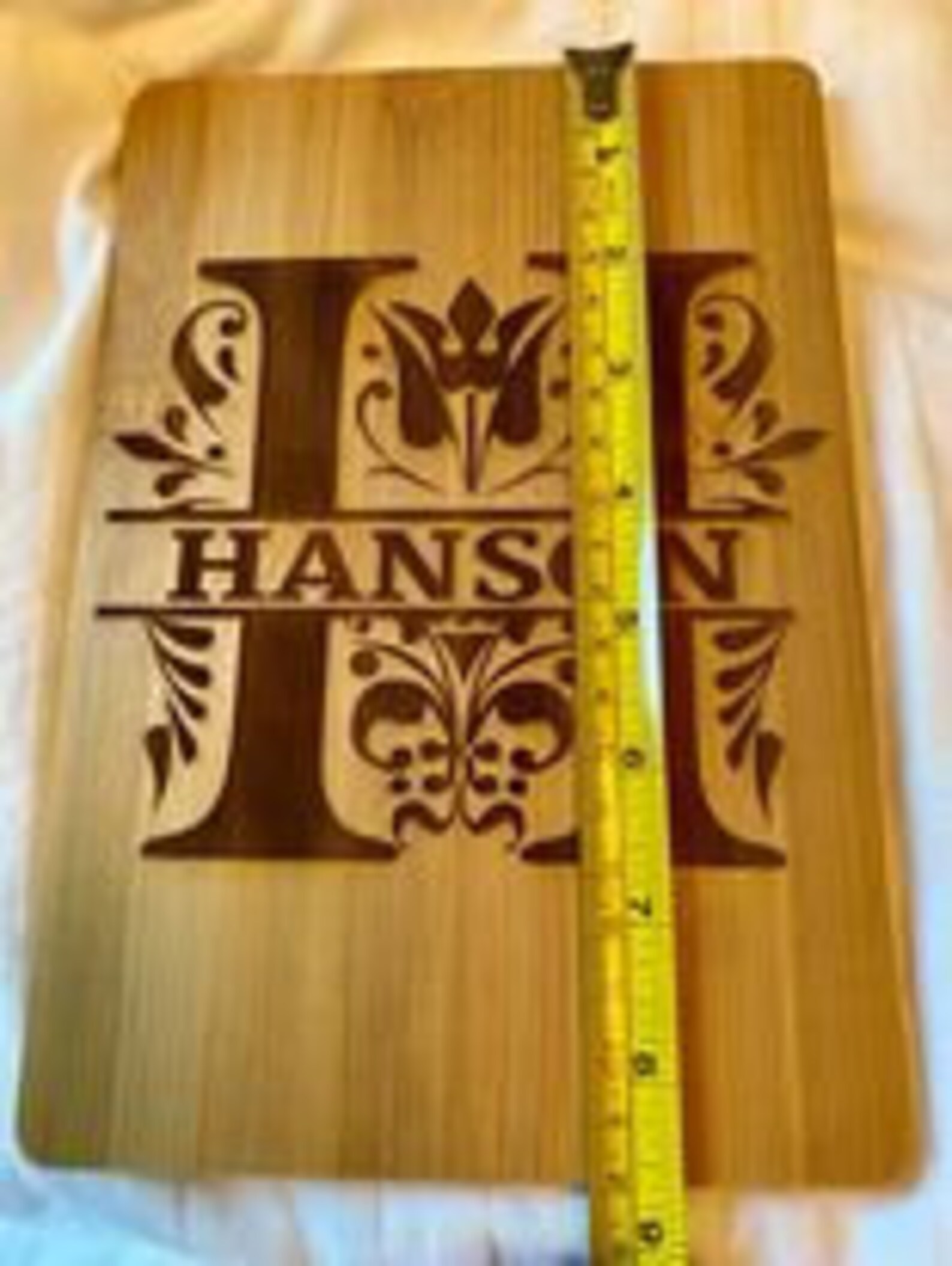 Personalized Monogram Cutting Board Etsy