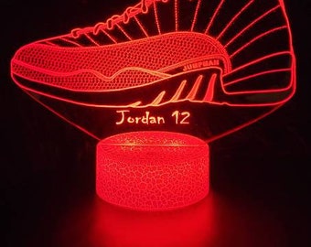 Jordan 12 shoe LED lamp