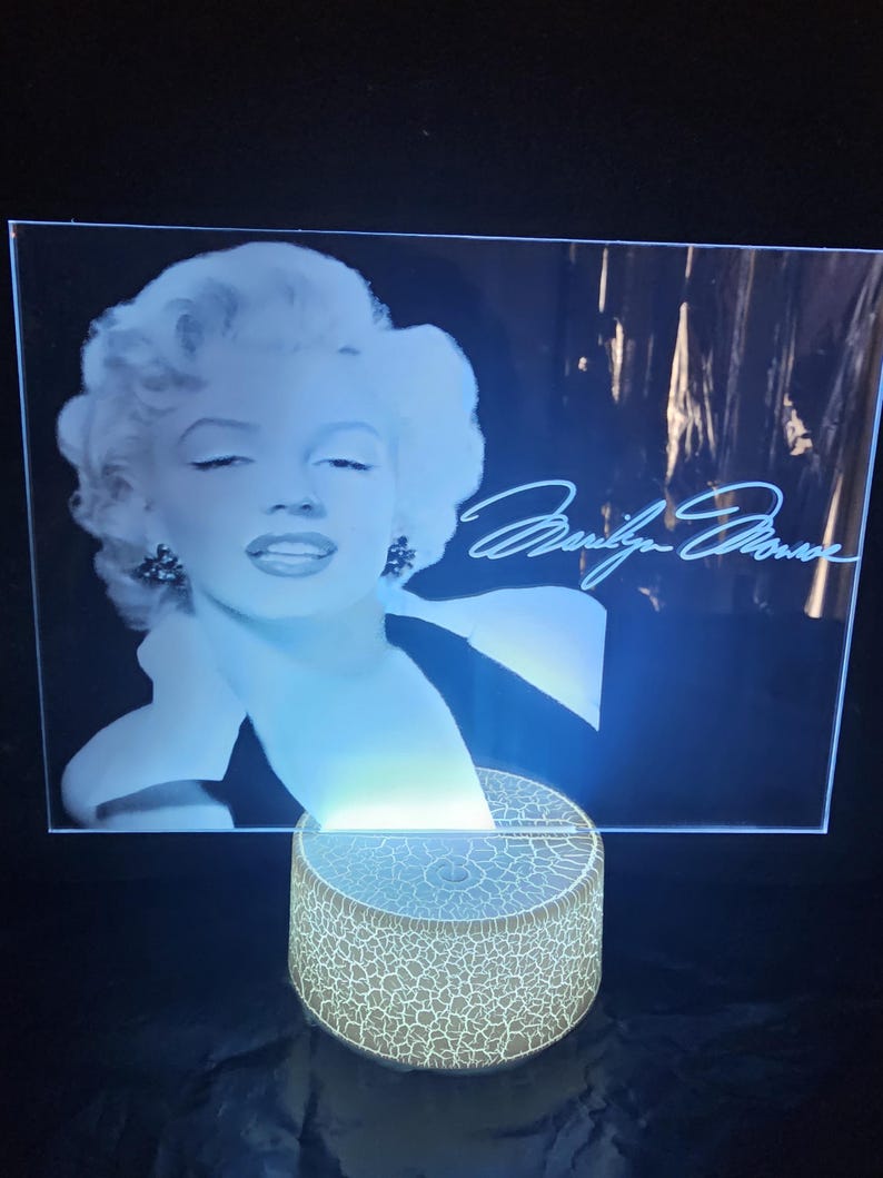 Marilyn Monroe Lamp - Etsy