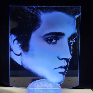 Lampa LED 3D Elvis Presley