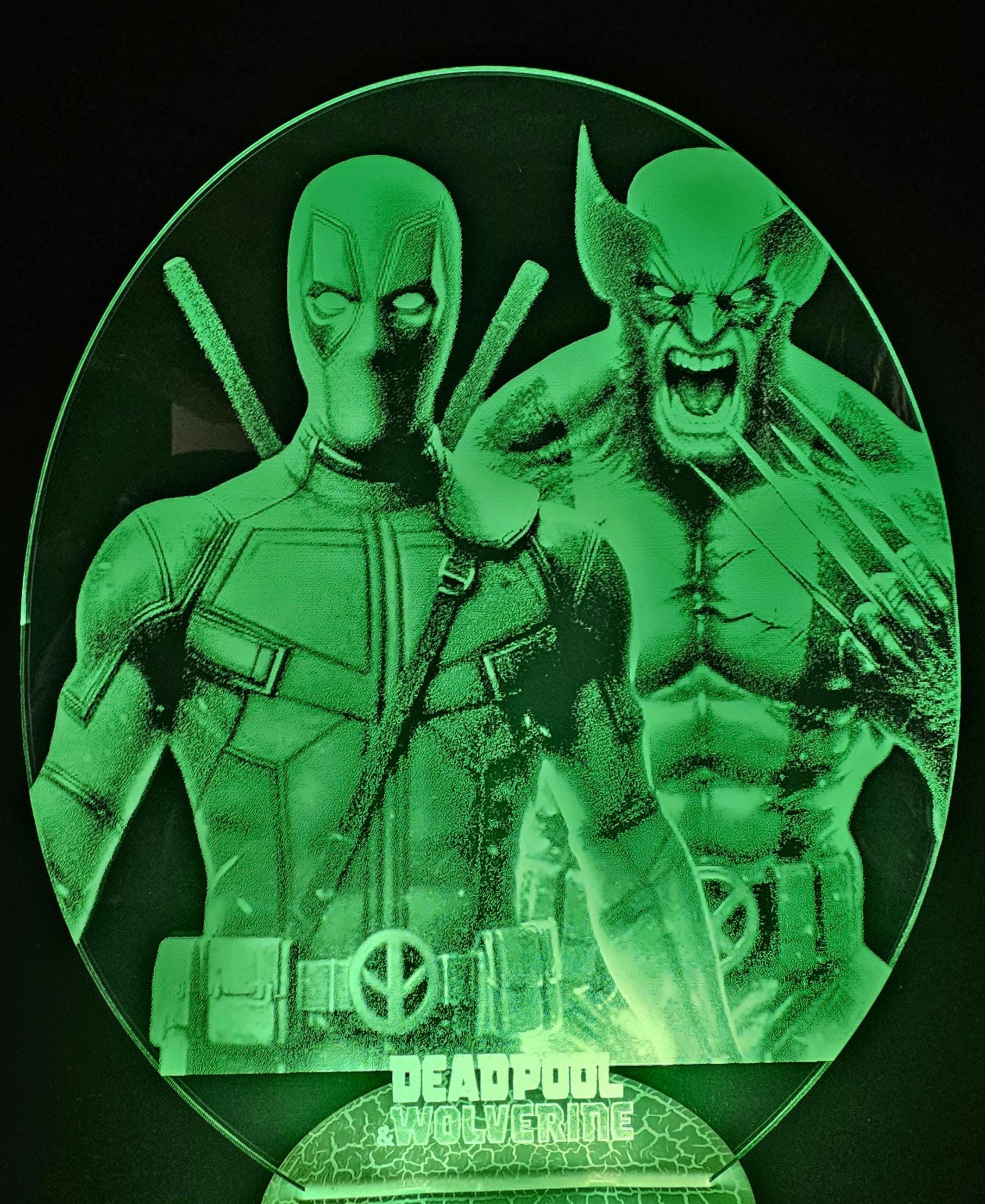 Deadpool & Wolverine  3D lamp