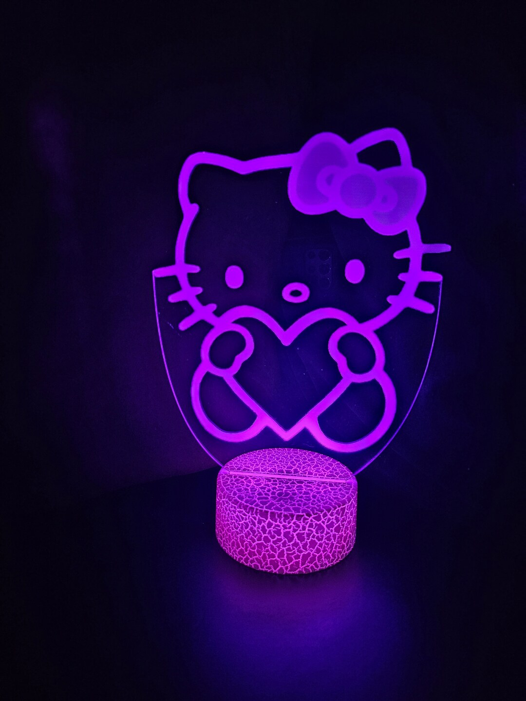 Hello Kitty LED Lamp - Etsy
