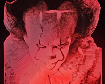 IT Penny Wise horror movie lamp