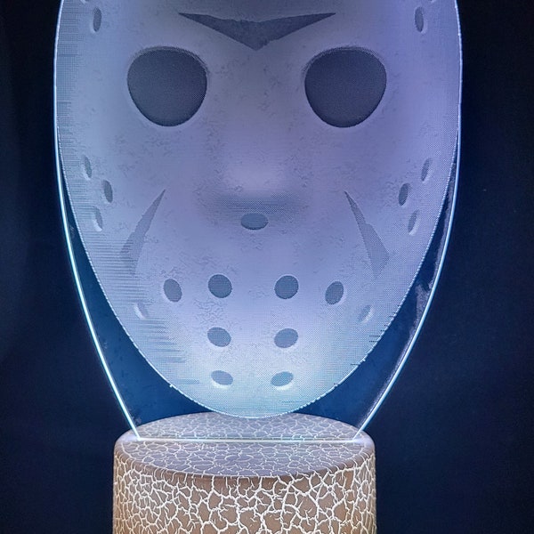 Horror movie mask LED lamp