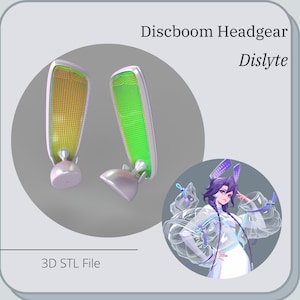 Dislyte Discboom Accessories Cosplay 3D STL DIGITAL FIle ONLY*