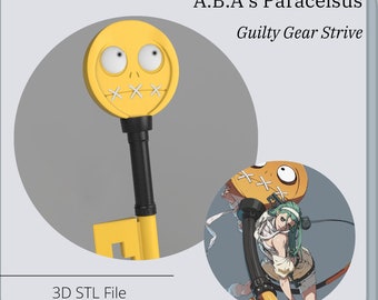 A.B.A Paracelsus cosplay prop from Guilty Gear Strive *3D STL DIGITAL FIle ONLY*