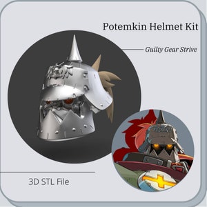 Potemkin Helmet from Guilty Gear Strive  *3D STL Files only*