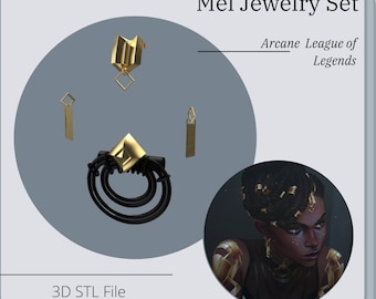 Mel Medarda from Arcane League of Legends 3D STL DIGITAL FIle ONLY*
