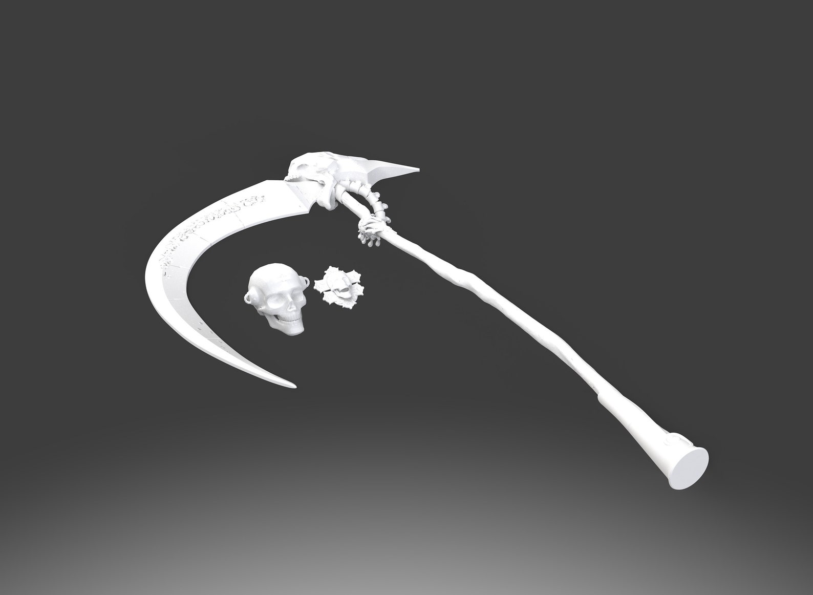 Testament Scythe From Guilty Gear Strive Prop Cosplay 3D STL Etsy UK