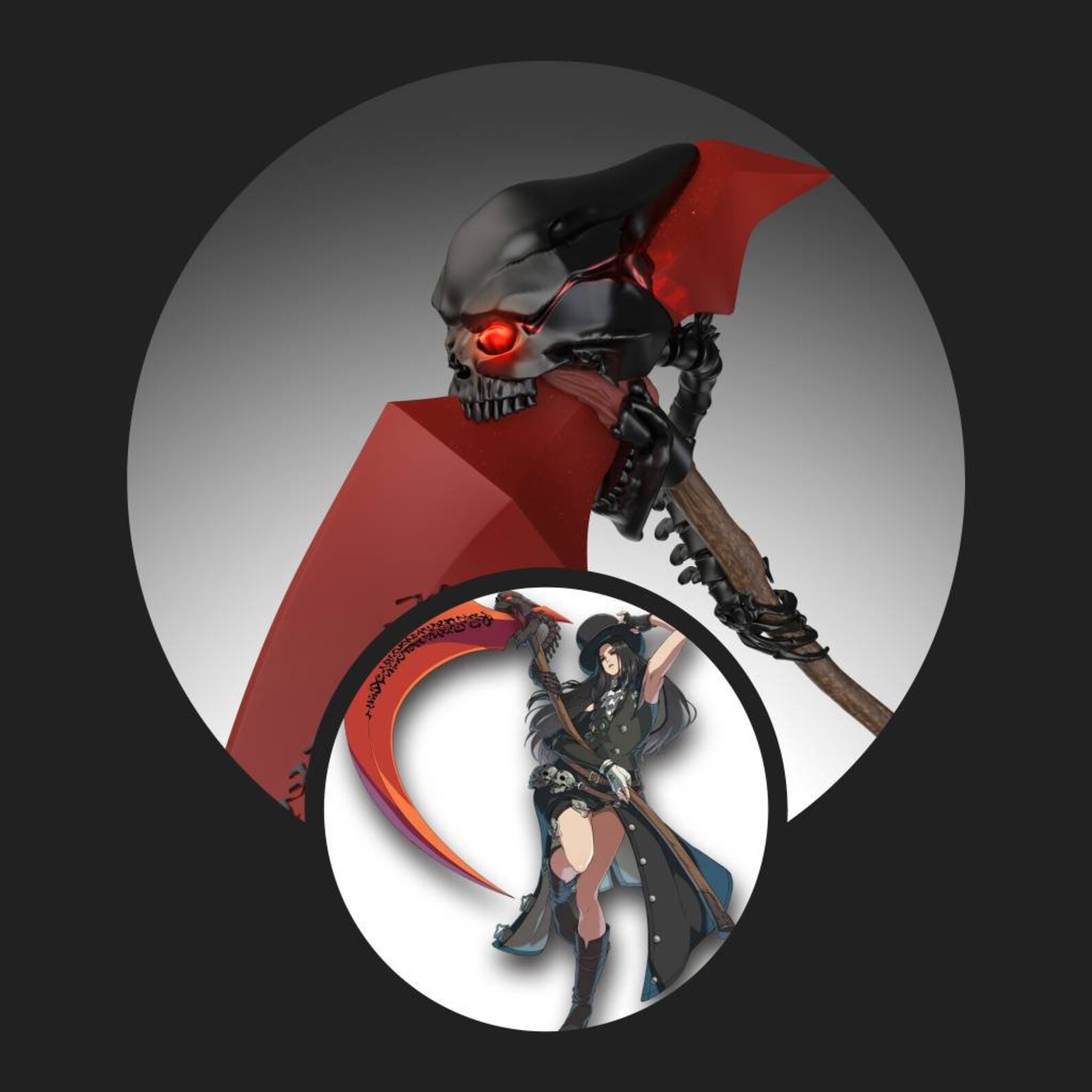 3D STL File ONLY Testament Scythe From Guilty Gear Strive Etsy UK